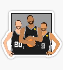 The Spurs' Big 3 Sticker