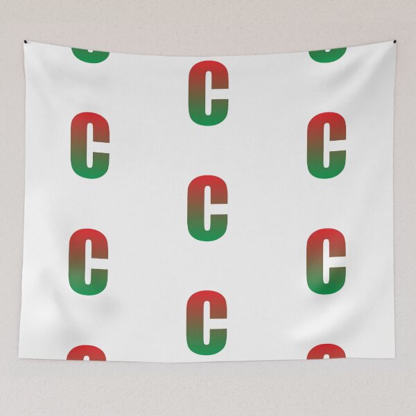 Item preview, Gradient Initial C Christmas designed and sold by kavanaghdesigns.