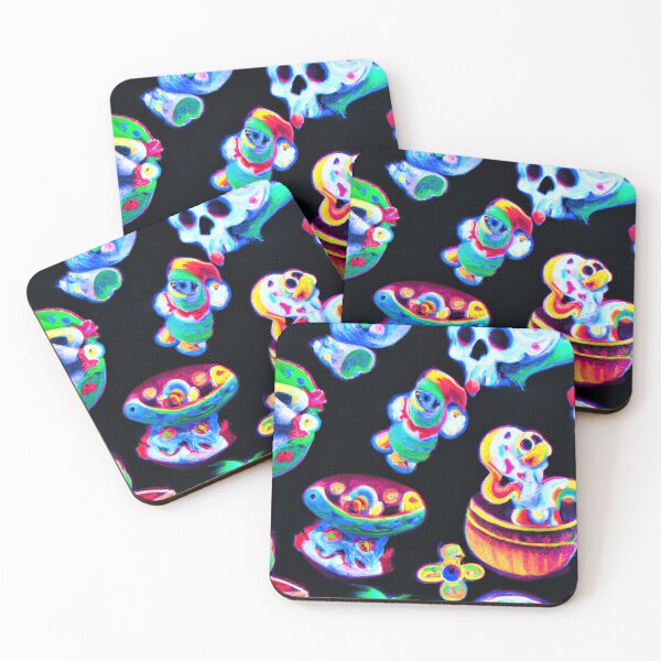 Artikelvorschau, Neon aliens and skulls  entworfen und verkauft von Bakesales.