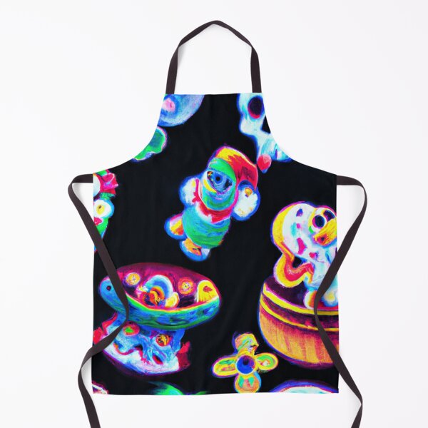 Item preview, Neon aliens and skulls designed and sold by Bakesales.