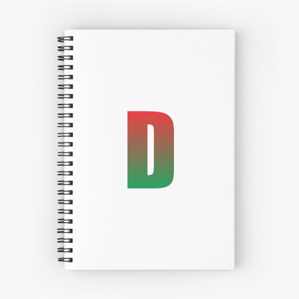 Item preview, Gradient Initial D Christmas designed and sold by kavanaghdesigns.
