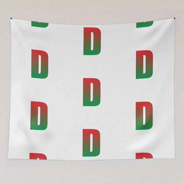 Item preview, Gradient Initial D Christmas designed and sold by kavanaghdesigns.