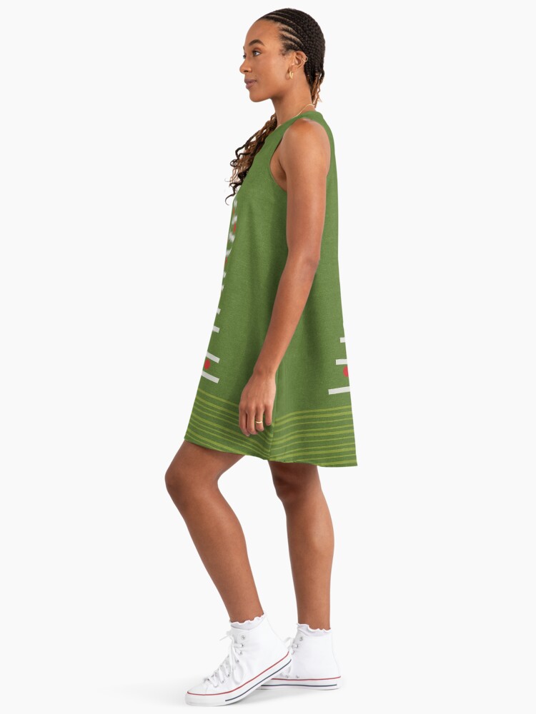 white christmas dresses Red & Green 1950s Christmas Polka Dots Dress