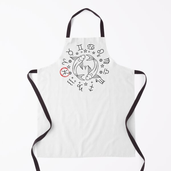 Item preview, Pisces Zodiac Sign Two Fish Horoscope Symbol Mono designed and sold by 27th-Tee.