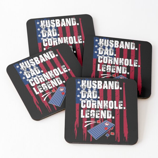 Item preview, Cool Cornhole Husband Dad USA Flag Design For Grandpa Dad designed and sold by KylerHowell.