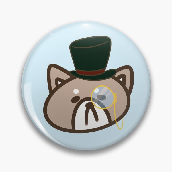 Item preview, Gentleman Dog Wearing Black Hat designed and sold by artbybiyan.