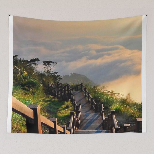 Item preview, Road on a Hill With a View of the Clouds designed and sold by NengShop.