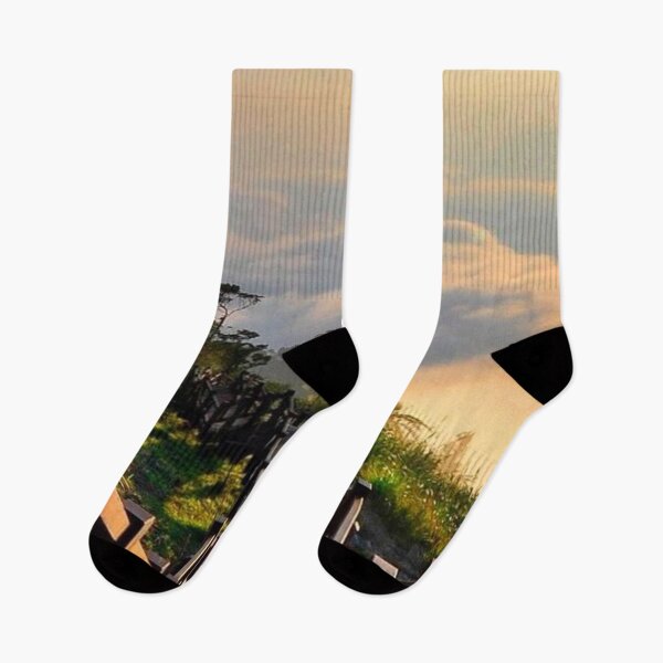 Item preview, Road on a Hill With a View of the Clouds designed and sold by NengShop.