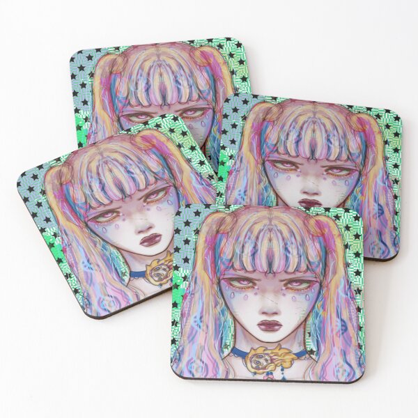 Item preview, Colorful angry girl designed and sold by meimeidesu.