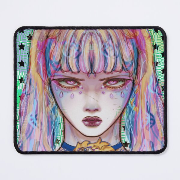 Item preview, Colorful angry girl designed and sold by meimeidesu.