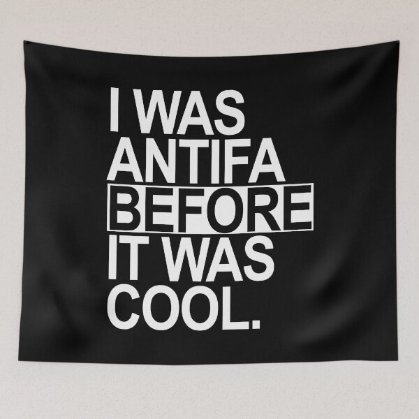 Item preview, I was ANTIFA before it was cool (white) designed and sold by Thelittlelord.