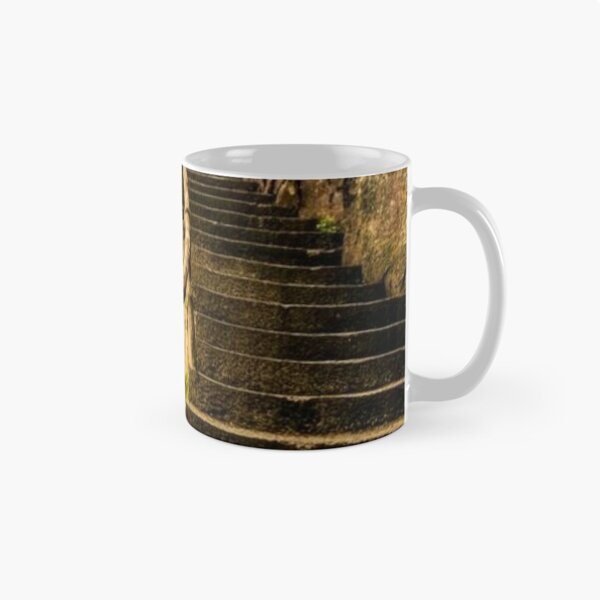 Item preview, Stairs Up the Hill with Mountain View designed and sold by NengShop.