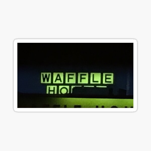 Waffle Ho Sticker
