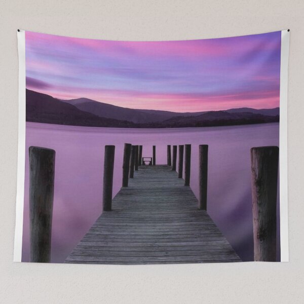 Item preview, Bridge on the Beach with Sunset View designed and sold by NengShop.
