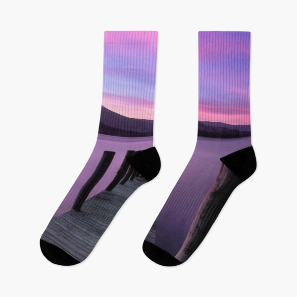 Item preview, Bridge on the Beach with Sunset View designed and sold by NengShop.