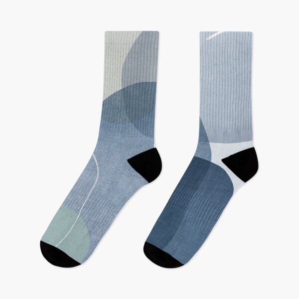 Item preview, Mid Century Blue Linen designed and sold by UrbanEpiphany.