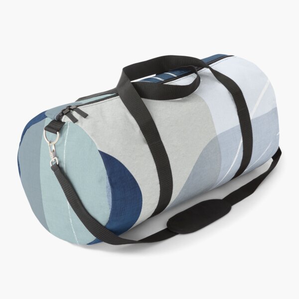 Item preview, Mid Century Blue Linen designed and sold by UrbanEpiphany.