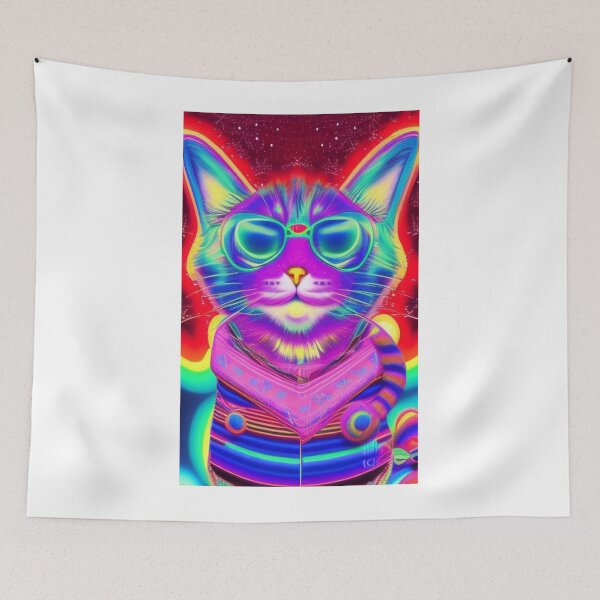 Item preview, cats santa clause 2022 t-shirt designed and sold by SociableAnimals.