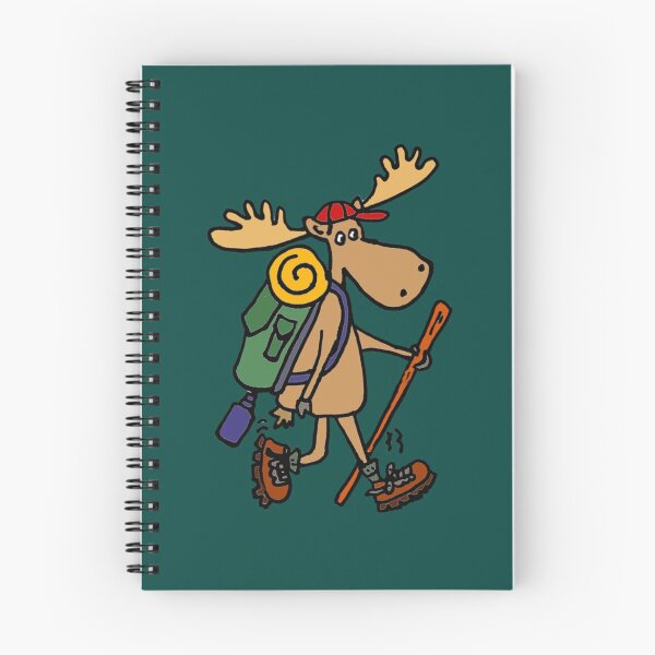 Item preview, Funny Cool Moose Hiker   designed and sold by DesignedByLe.
