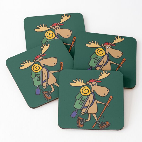 Item preview, Funny Cool Moose Hiker   designed and sold by DesignedByLe.