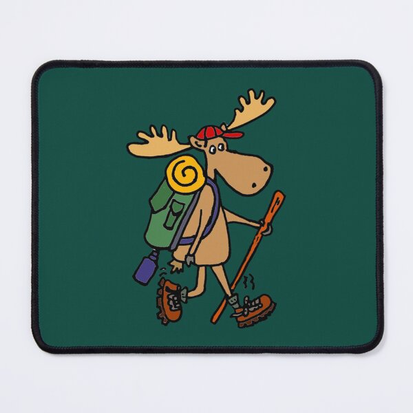 Item preview, Funny Cool Moose Hiker designed and sold by DesignedByLe.