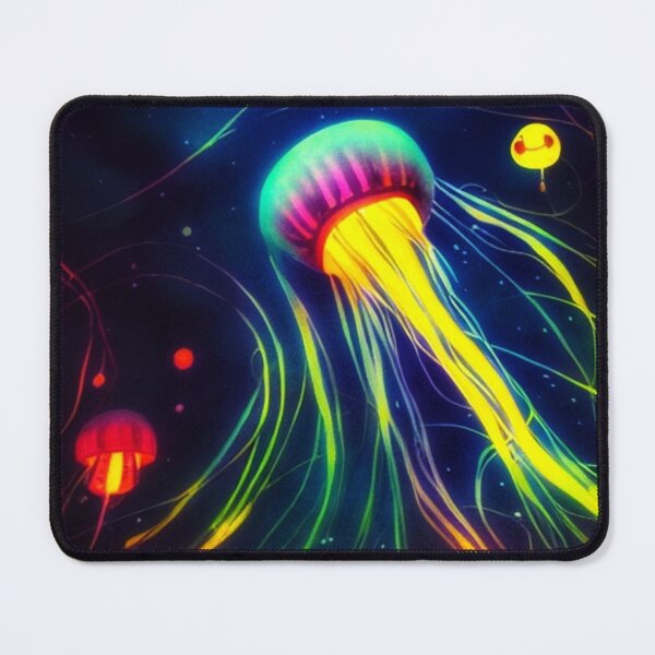 Item preview, glowing jellyfish in deep sea designed and sold by optimusprime39.