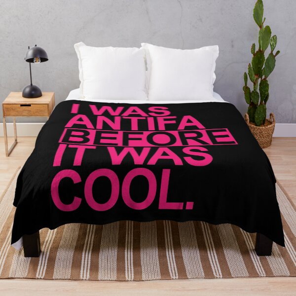 Item preview, I was ANTIFA before it was cool (hot pink) designed and sold by Thelittlelord.