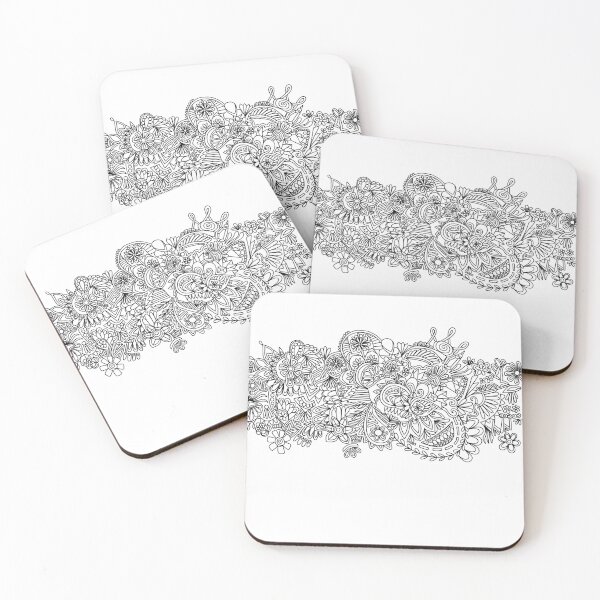 Item preview, Floral Fineline designed and sold by Miques.