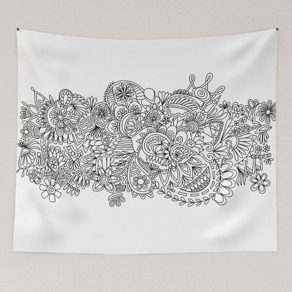 Item preview, Floral Fineline designed and sold by Miques.