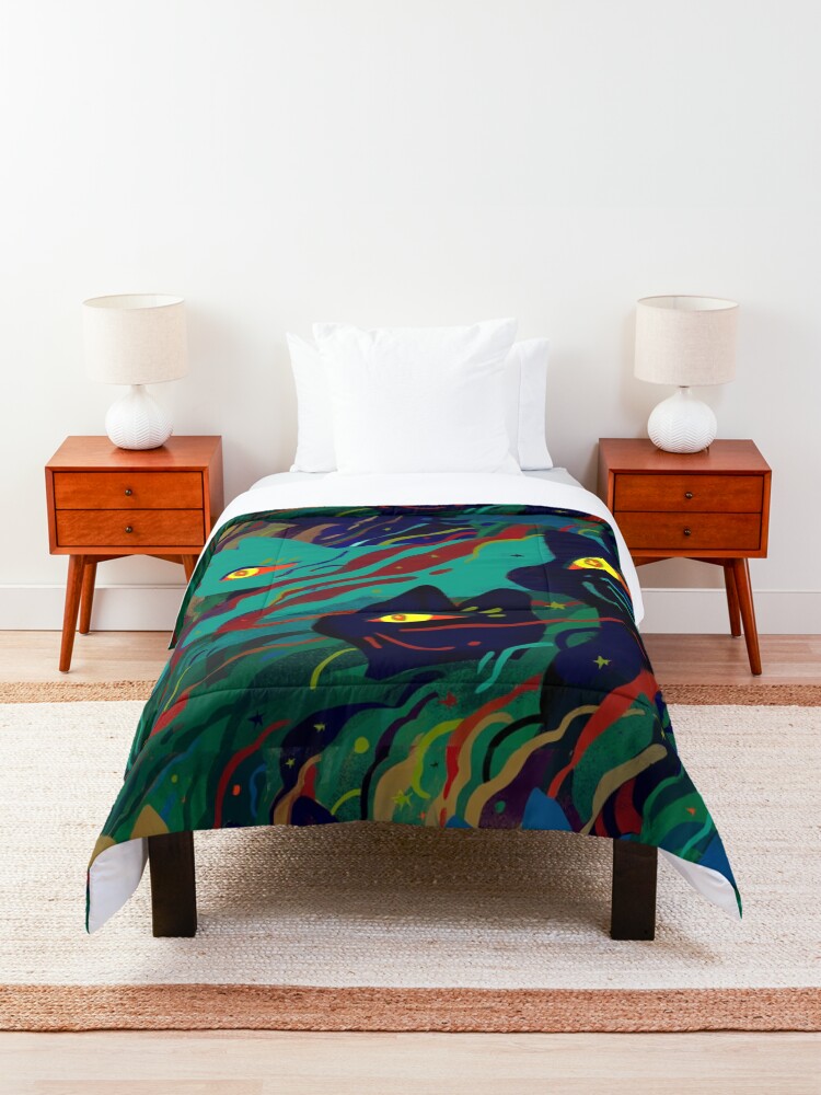 Alternate view of Caterwauling Comforter