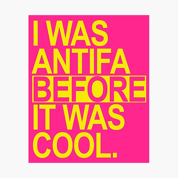 Item preview, I was ANTIFA before it was cool (yellow) 2.0 designed and sold by Thelittlelord.