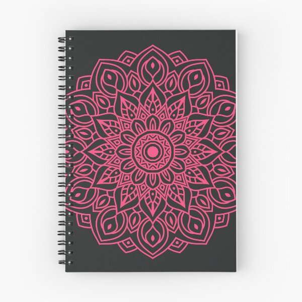 Item preview, Pink Mandala (On Black) designed and sold by JazzPWall.