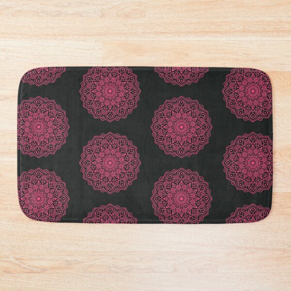 Item preview, Pink Mandala (On Black) designed and sold by JazzPWall.