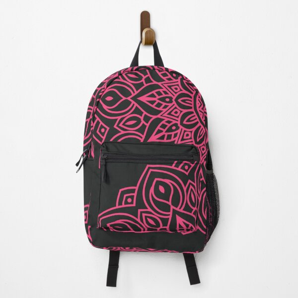 Item preview, Pink Mandala (On Black) designed and sold by JazzPWall.