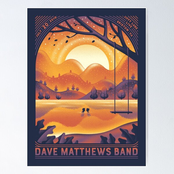 Item preview, Dave Matthews Band Bristow VA Poster by DKNG   designed and sold by Seven-Holerds.