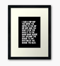 Rappers Delight - Sugarhill Gang Framed Print