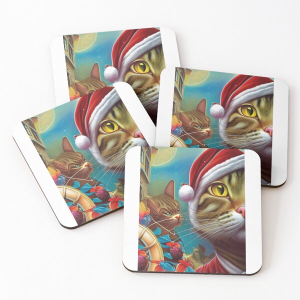 Item preview,  cats santa clause 2022 t-shirt designed and sold by SociableAnimals.