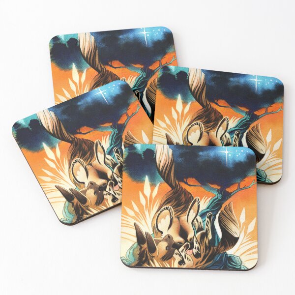 Item preview, African Wild Dogs - Knight of Wands  designed and sold by storyofthedoor.