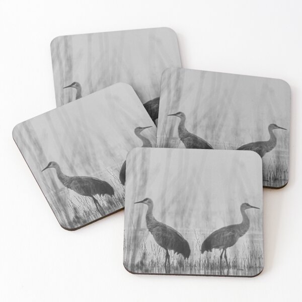 Item preview, Sandhill cranes in a Mist designed and sold by Puttaswamy Ravishankar.