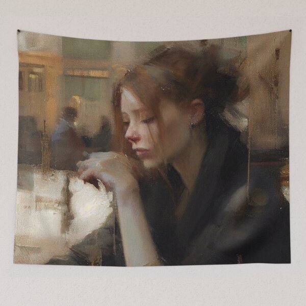 Item preview, girl in the cafe designed and sold by ururuty.