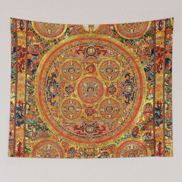 Item preview, Mandala 141 Buddhist Mandala Five Circles designed and sold by GuyBlank.