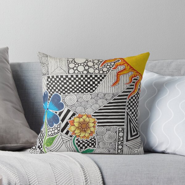 Best Flower Throw Pillow