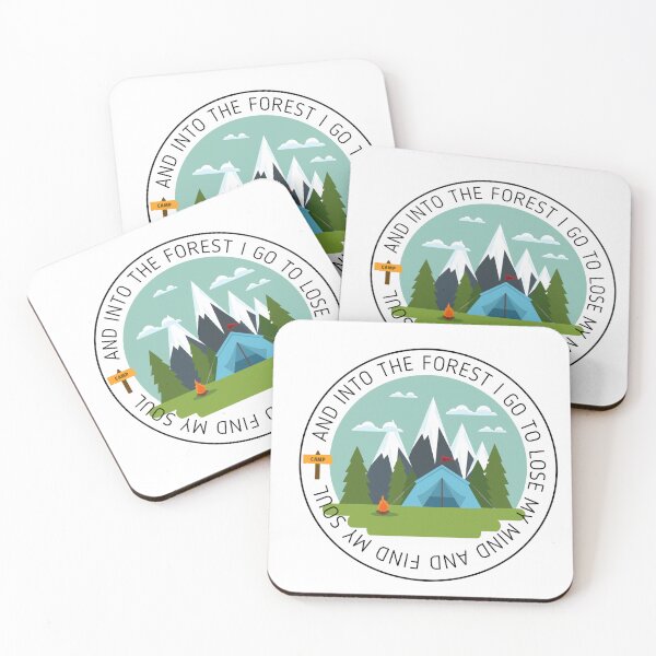 Item preview, Into The Forest I Go To Lose My Mind And Find My Soul Sticker designed and sold by calorula.
