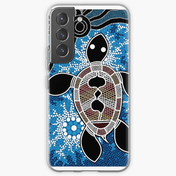 Authentic Aboriginal Art  - Sea Turtles Samsung Galaxy Soft Case