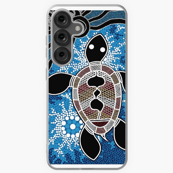 Item preview, Authentic Aboriginal Art  - Sea Turtles designed and sold by HogarthArts.