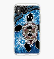 Vinilo o funda para iPhone Arte aborigen Auténtico - Tortugas marinas