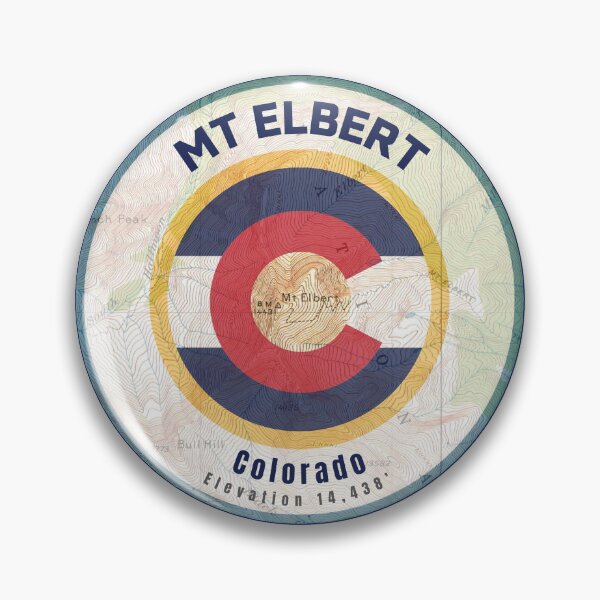Item preview, Colorado Mountain Map - Mt Elbert designed and sold by Willz Designz.