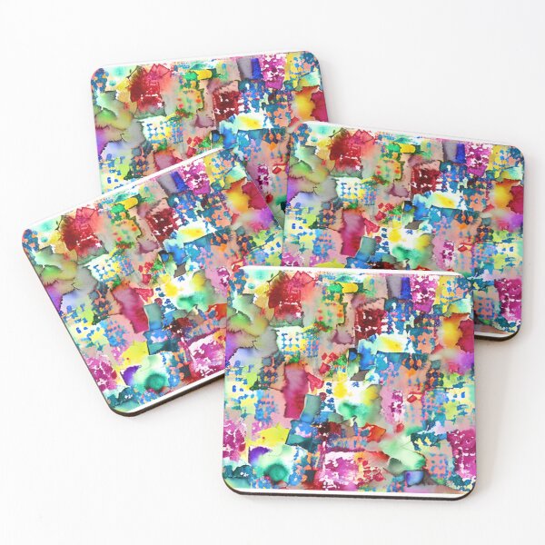 Item preview, Retro Abstract Multi Colour Pattern designed and sold by Bashini.