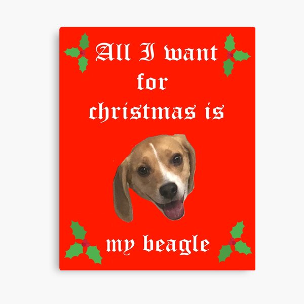 Item preview, Christmas Beagle designed and sold by Artistgirl202.