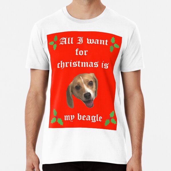 Item preview, Christmas Beagle designed and sold by Artistgirl202.